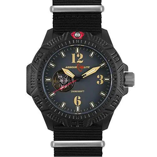ArmourLite Men’s Caliber Series Automatic Nylon Band Watch