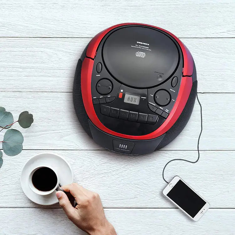 Axess Bluetooth AM/FM/CD/MP3 Stereo Cassette Recorder