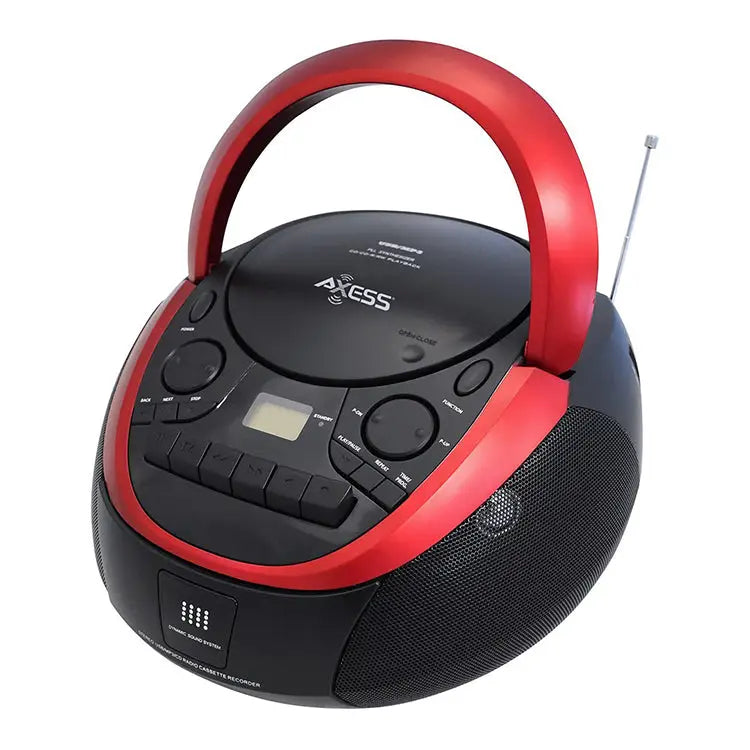 Axess Bluetooth AM/FM/CD/MP3 Stereo Cassette Recorder