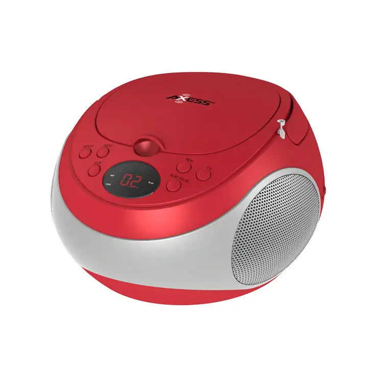 Axess CD Radio Boombox (Red) PB2710 - Misc