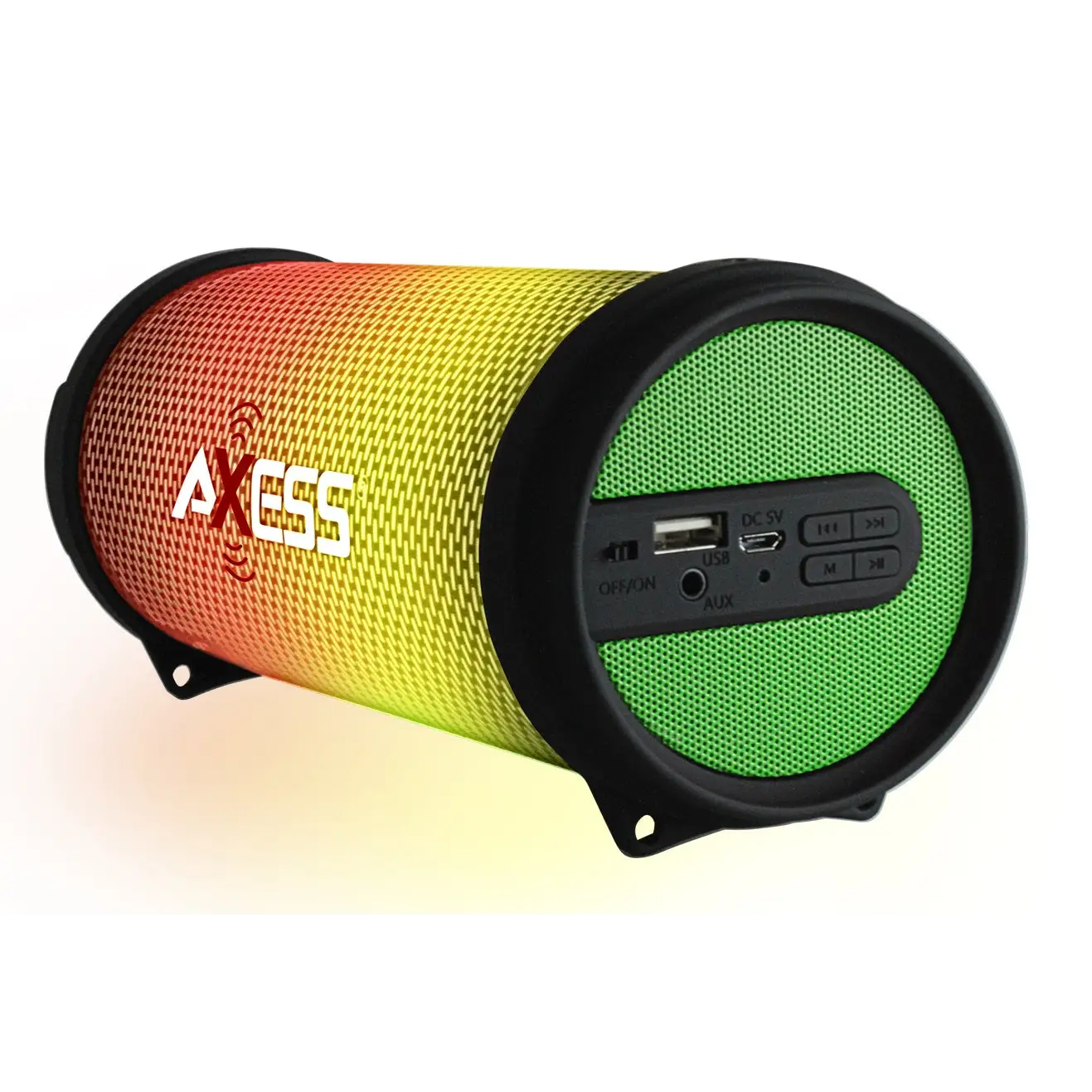 Axess Dancing LED Lights HiFi Bluetooth Rechargeable Speaker