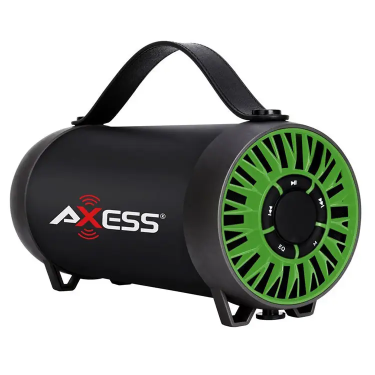 Axess Portable Bluetooth Rechargeable Speaker USB FM Radio
