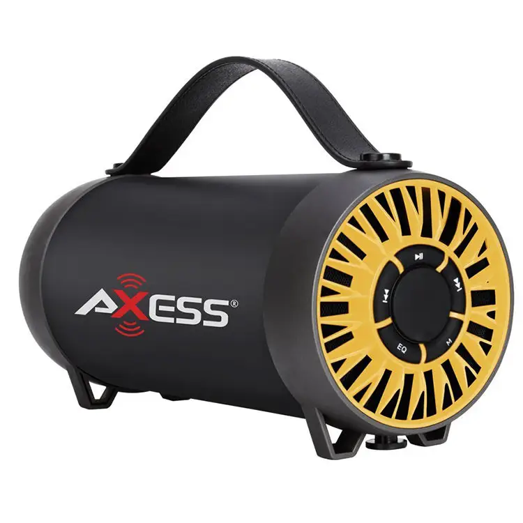 Axess Portable Bluetooth Rechargeable Speaker USB FM Radio
