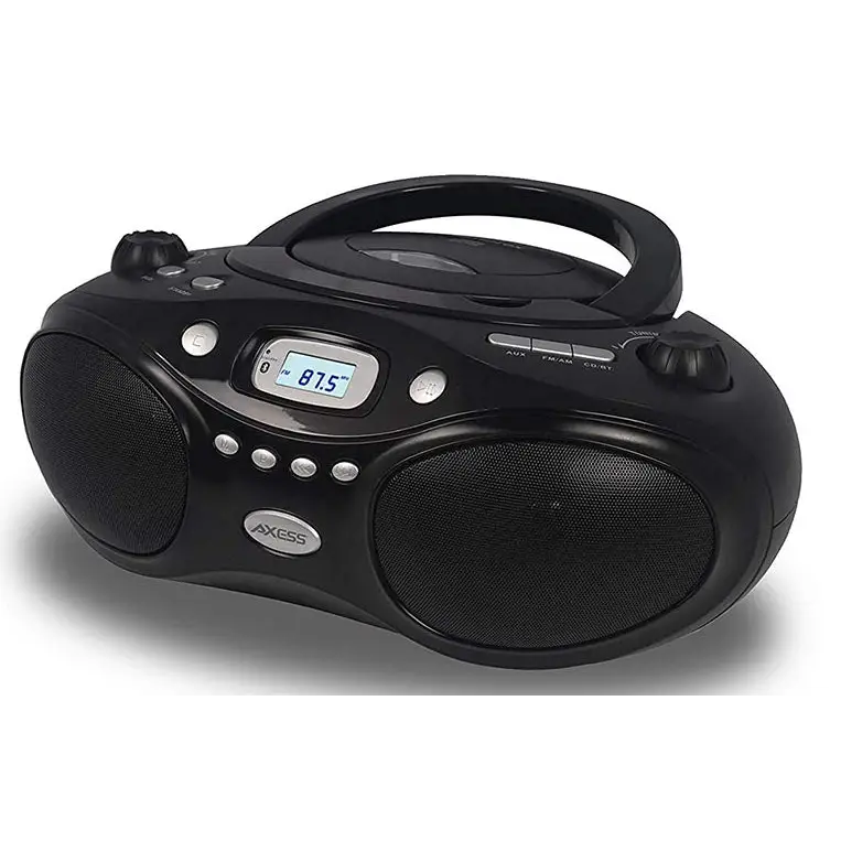 Axess Portable Thunder Blast CD Player AM/FM Bluetooth