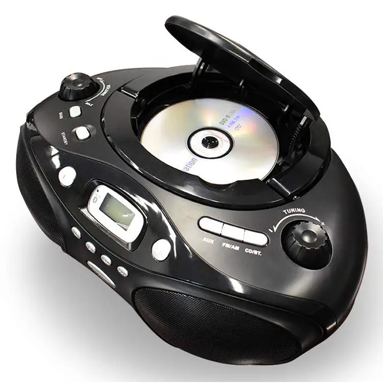 Axess Portable Thunder Blast CD Player AM/FM Bluetooth