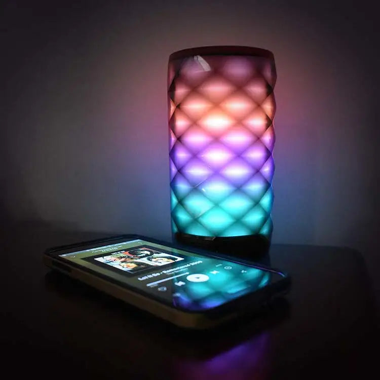 Axess SPBL1061 Bluetooth Crystal LED Speaker Night Light