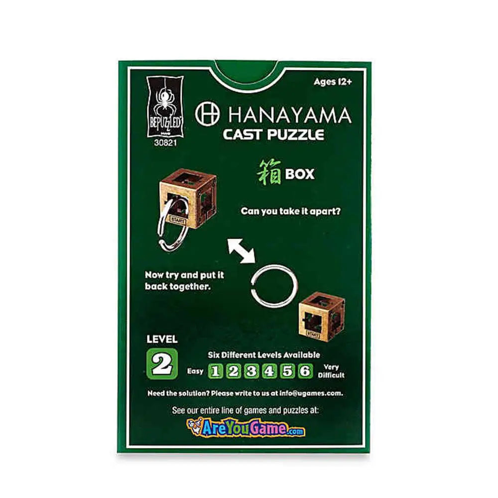 BePuzzled Box Hanayama Cast Puzzle Brain Teaser 30821 (Level