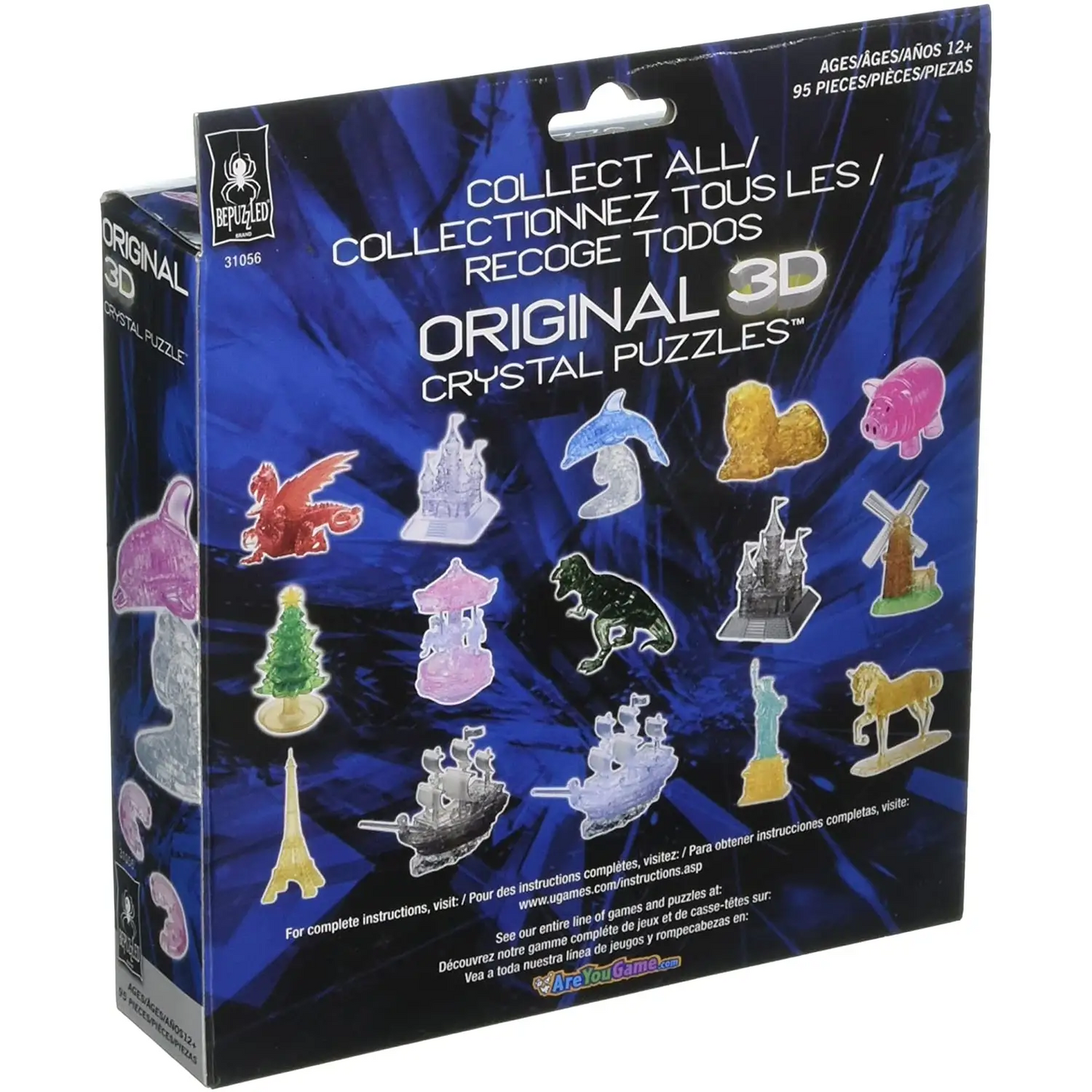 BePuzzled Deluxe 3D Crystal Jigsaw Puzzle - Dolphin Animal