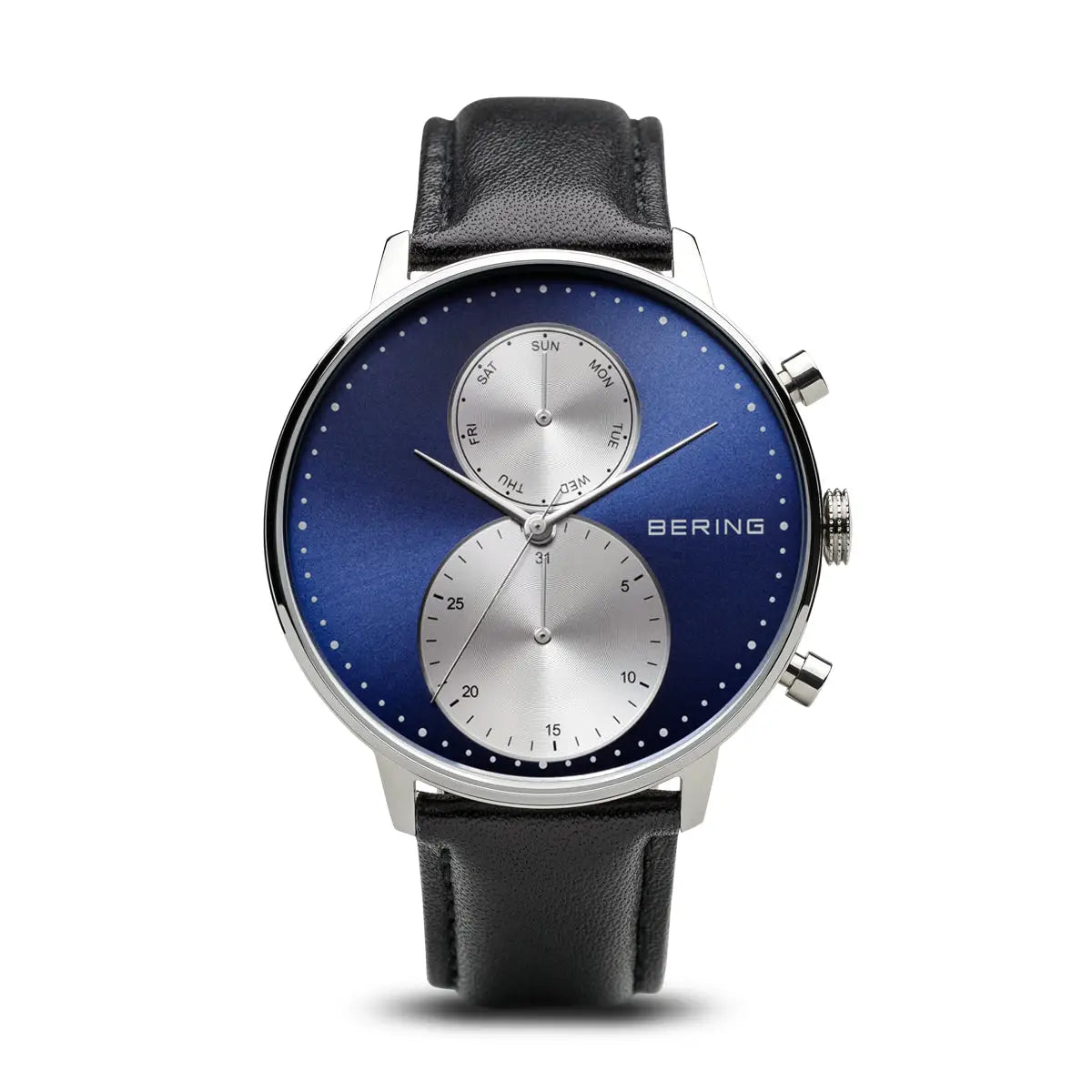 Bering Men’s Classic Chronograph Stainless Steel Black