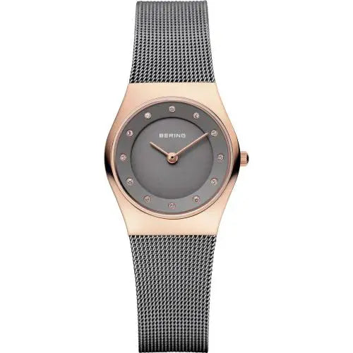 Bering Women’s Classic Two Tone Stainless Steel Milanese