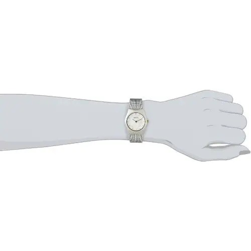 Bering Women’s Swarovski Crystals Silver Tone Stainless