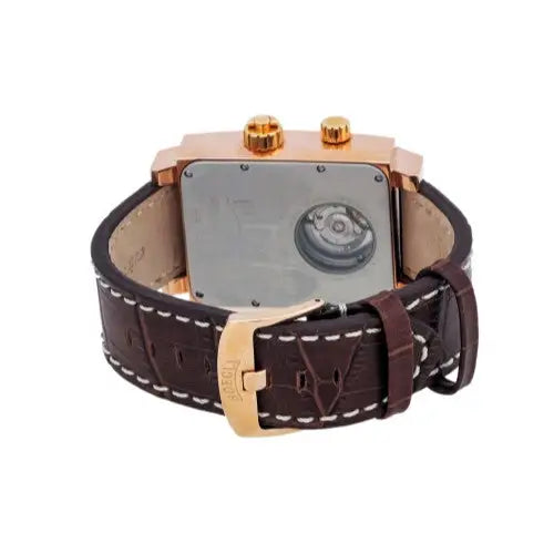 Boegli Men’s Grand Festival Automatic Rose Gold Plated Brown