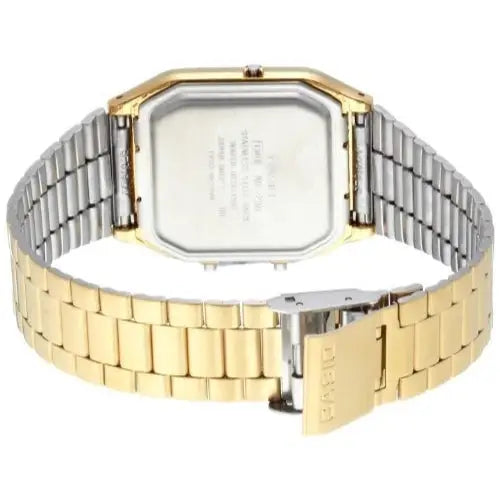 BRAND NEW CASIO MENS GOLD ANA-DIGI CHRONO WATCH AQ230GA -