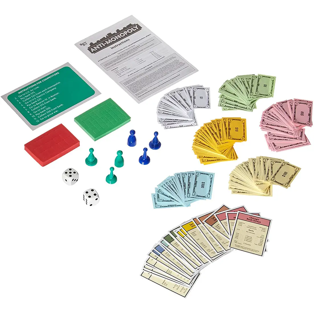 Briarpatch Anti-Monopoly Travel Size Tin Game 01487 (For 8