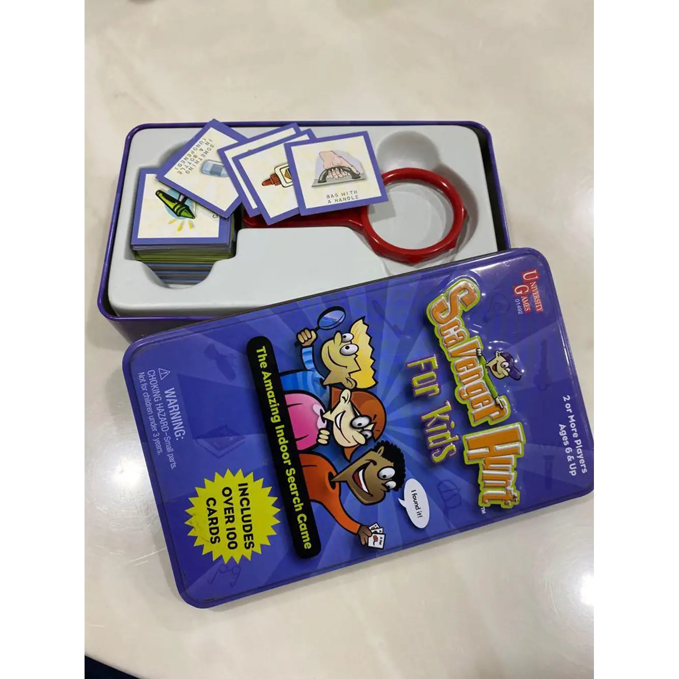 Briarpatch Scavenger Hunt for Kids Travel Size Tin Game