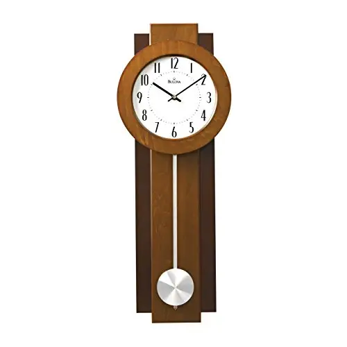 Bulova Avent Wooden Two-tone Walnut and Mahogany