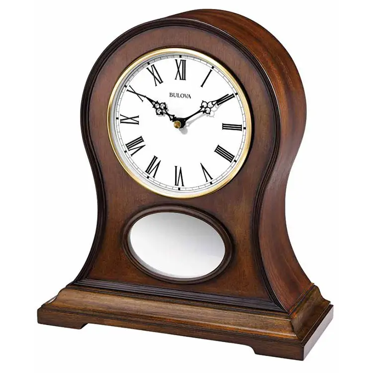Bulova Brookfield Brown Cherry Finish Wooden Bluetooth