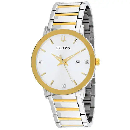 Bulova Men’s Futuro Stainless Steel Watch 98D151 - Men’s