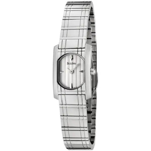 Bulova Women’s Analog Quartz Textured Stainless Steel Watch