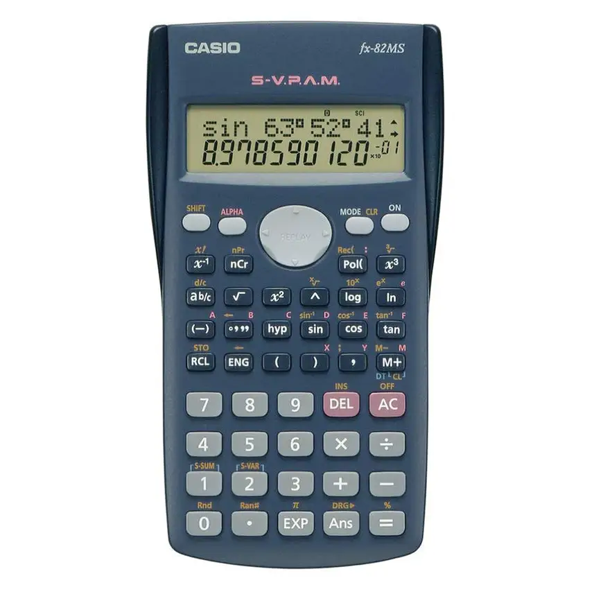 Casio 10-Digits 240 Functions Non-Programmable Scientific