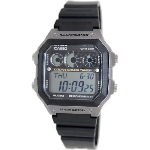 Casio AE-1300WH-8AVEF Men’s Black Digital Sports Watch -