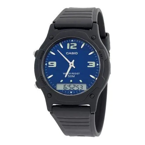 Casio Analog Digital Men's Watch Dual Time AW49HE-2A