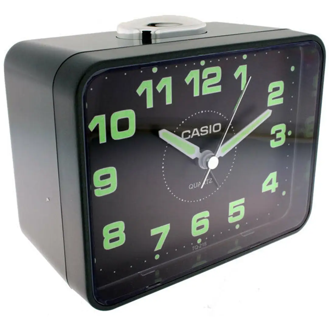 Casio Analog Quartz Snooze Beep Alarm Clock TQ218-1D - Misc