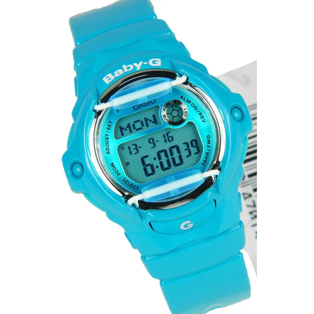 Casio Baby-G Quartz Digital 200m Blue Resin Watch BG169R-2B