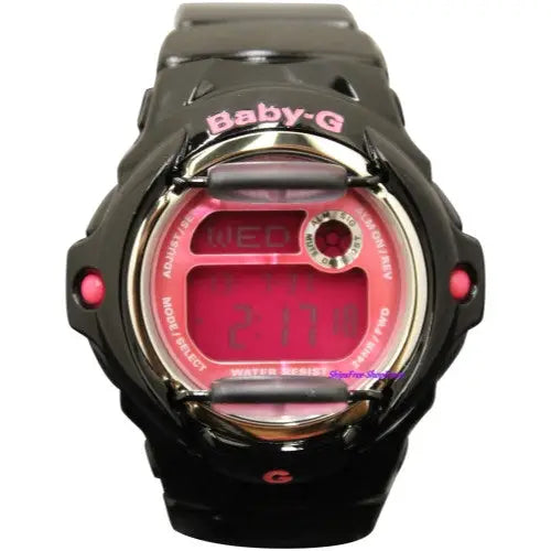 Casio Baby-G Woman’s Black Resin Strap Watch BG169R-1B -