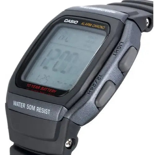 Casio Digital Watch Dual Time Alarm 50M W96H-1BV - Watches