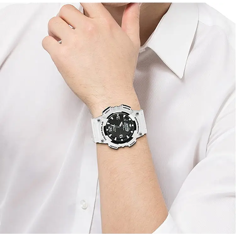 Casio G-Shock Ana-Digi Tough Solar 100m White Resin Watch