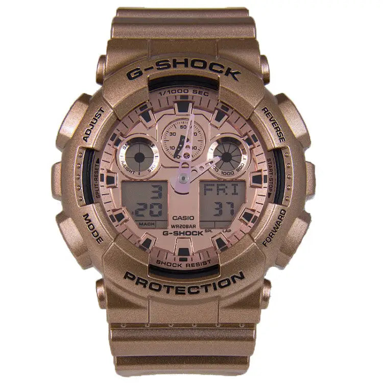Casio G-Shock Analog-Digital Quartz Rose Gold Tone Resin
