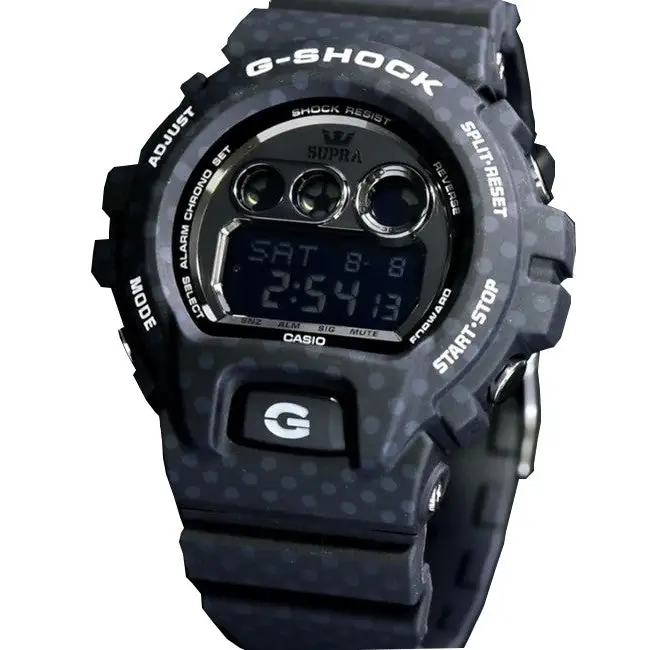 Casio G Shock Men s Limited Supra Polka Dotted Black Resin Watch GDX69 shopemco