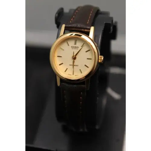 Casio Ladies General Brown Leather Strap Fashion Watch
