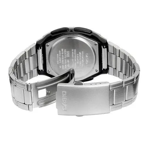 Casio Men’s Ana-Digi Databank 10-Year Battery Stainless