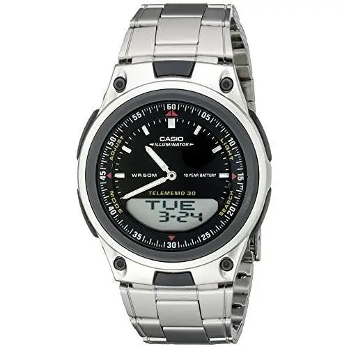 Casio Men’s Analog Digital 30 Databank Watch AW80D-1 -