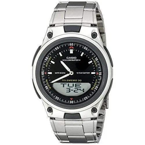 Casio Men’s Analog Digital 30 Databank Watch AW80D-1 -