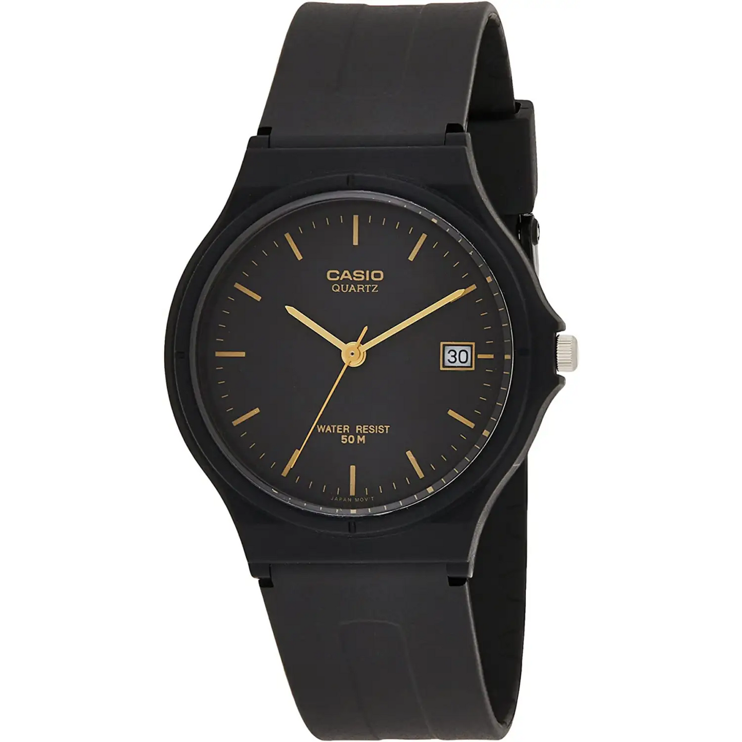 Casio Men’s Analog Quartz Black Dial Black Resin Watch