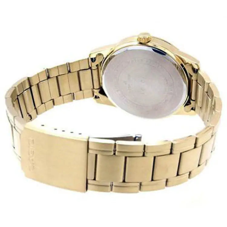 Casio Men’s Analog Quartz Gold Tone Stainless Steel Watch
