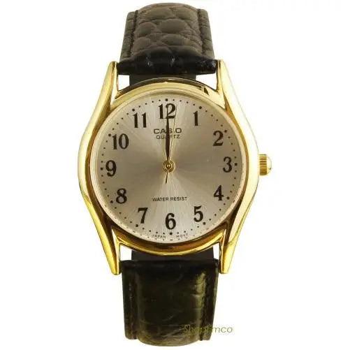 CASIO MEN’S CASUAL CLASSIC LEATHER WATCH MTP1094Q-7B2 -