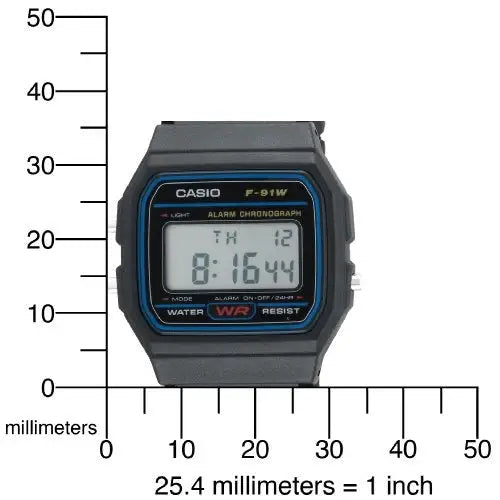 Casio Men’s Classic Digital Black Resin Watch (Pack of 2)