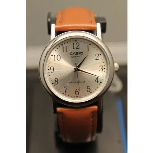 CASIO MEN’S CLASSIC LEATHER STRAP WATCH MTP1095E-7B -