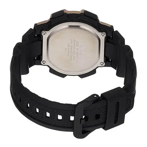 Casio Men’s Digital 100m Quartz Resin Black/Gold Watch