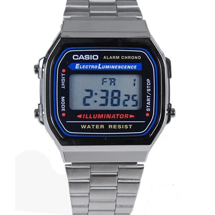 Casio Men s Digital Quartz 7 Years Battery Life Stainless Steel