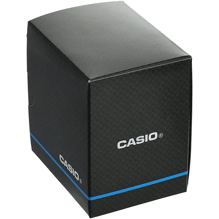 Casio Men’s Digital Quartz World Map 100m Black Resin Watch