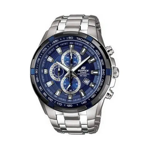 Casio Men’s Edifice Stainless Steel Chrono Blue Black