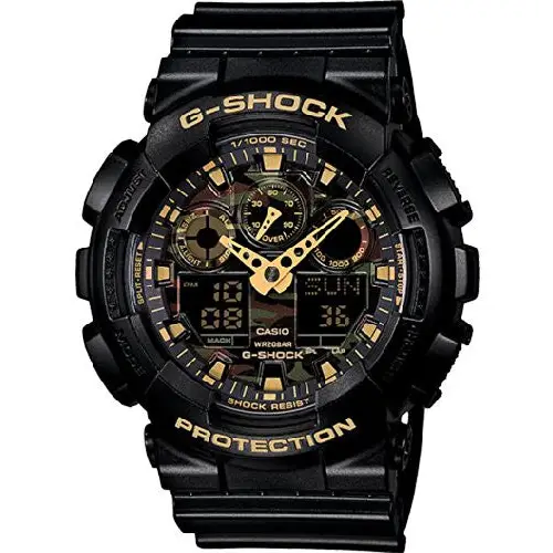 Casio Men’s GA-100CF-1A9CR G Shock Analog-Digital Display