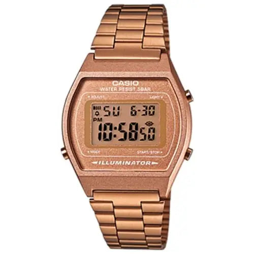 Casio Men’s Illuminator Retro Digital Bronze Stainless Steel