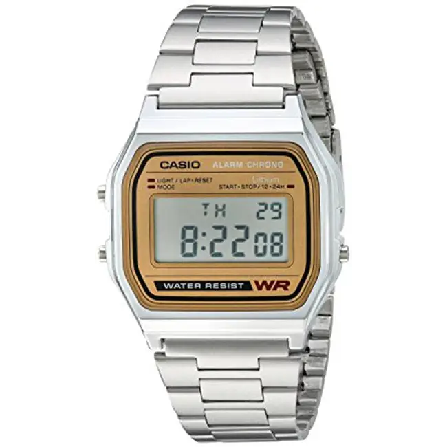 Casio Men’s Silver Casual Classic Digital Bracelet Watch