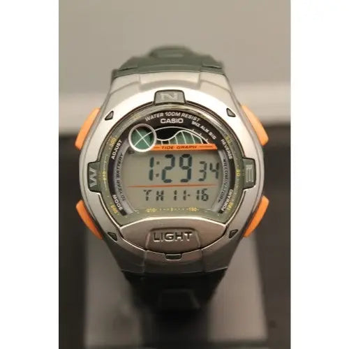 Casio Men’s Sport Tide Graph And Moon Phase Watch W753-3 -